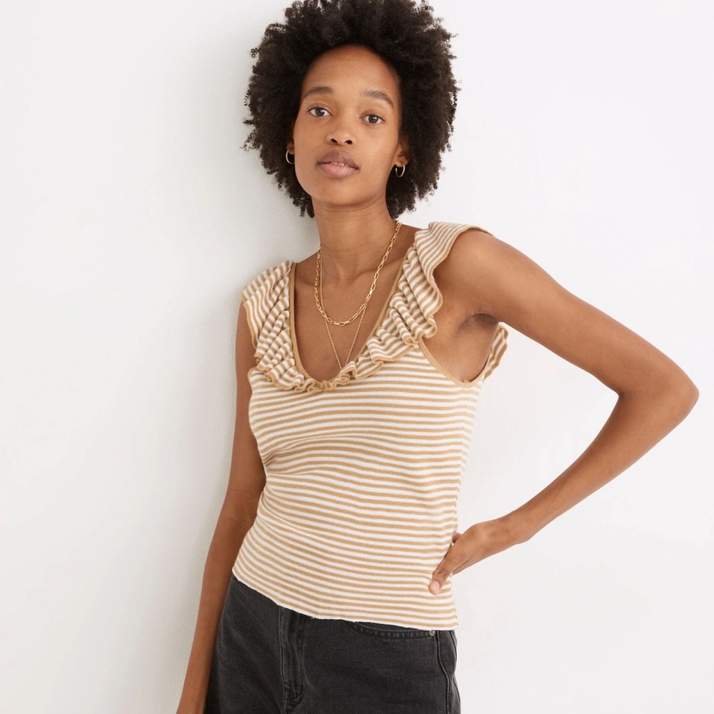 Madewell Wool Ruffle Top